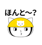 ねこヘルメットちゃんのあいさつスタンプ（個別スタンプ：23）