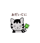 【日常／毎日】ねこのれんれんの気持ち（個別スタンプ：5）