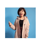 AIが描いた怒れる女性、笑える女性（個別スタンプ：15）
