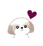 Stickers_Shih Tzu_j シーズースタンプ（個別スタンプ：16）