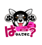 柴犬美都アコちゃんのスタンプだよ。（個別スタンプ：26）