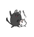 チンチラちゃんとハムちゃん（個別スタンプ：1）