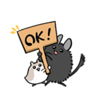 チンチラちゃんとハムちゃん（個別スタンプ：3）