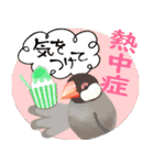 【文鳥】動く！ペットたち（個別スタンプ：18）