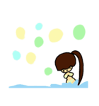 乱暴なすず本 水着（個別スタンプ：8）