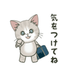 仔猫のぽんにゃん【学校編】（個別スタンプ：19）