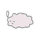 ふわ雲のあいさつスタンプ（個別スタンプ：24）