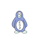 ペンギンのENDスタンプ 2nd（個別スタンプ：4）