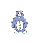 ペンギンのENDスタンプ 2nd（個別スタンプ：10）