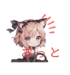 「猫耳集まってくれ」スタンプ（個別スタンプ：6）