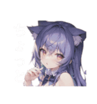 「猫耳集まってくれ」スタンプ（個別スタンプ：16）