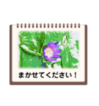 絵画のお花スタンプ仕事ビジネス日常挨拶（個別スタンプ：18）