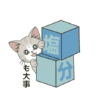 仔猫のぽんにゃん【初夏＊天気】飛び出す（個別スタンプ：6）