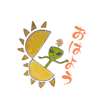 恐竜と宇宙人1（個別スタンプ：8）