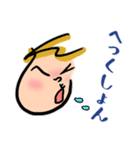 へのへのへ文字 ひらがなで絵文字を書いた（個別スタンプ：22）