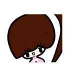 乱暴なすず本 の顔②（個別スタンプ：33）