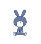 黄身子の女の子とうさちゃんスタンプ（個別スタンプ：11）