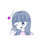 黄身子の女の子とうさちゃんスタンプ（個別スタンプ：29）