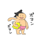 すもうちゃん その1（個別スタンプ：24）