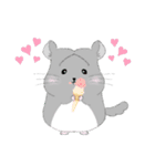 チンチラちびまるくん♡イラストスタンプ（個別スタンプ：2）