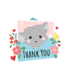 チンチラちびまるくん♡イラストスタンプ（個別スタンプ：20）