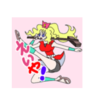 飛脚のおゆきちゃん（個別スタンプ：3）