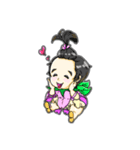 オシャレさくちゃん（個別スタンプ：1）