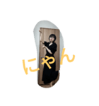 踊る黒髪大人女子（個別スタンプ：13）