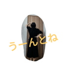 踊る黒髪大人女子（個別スタンプ：16）