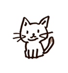 落書き風の猫（個別スタンプ：4）