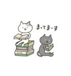 ねこの暮らし（白＆黒）（個別スタンプ：31）