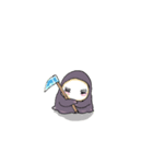 もやもやを刈り取る「住み神」すみちゃん（個別スタンプ：24）