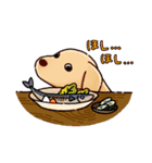 ラブラドールな日常（個別スタンプ：4）
