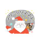 ▶︎動く❄️サビ猫・お正月＆クリスマス（個別スタンプ：15）