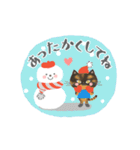 ▶︎動く❄️サビ猫・お正月＆クリスマス（個別スタンプ：17）