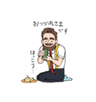 日本大好き！mr.モジャリーノ③（個別スタンプ：12）