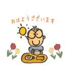 車椅子とーさんスタンプ（個別スタンプ：9）