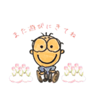 車椅子とーさんスタンプ（個別スタンプ：17）
