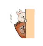 LINEフレンズと硫酸瓶くん（個別スタンプ：2）