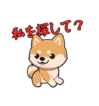 可愛い柴犬WOW_JP1（個別スタンプ：11）