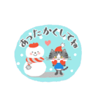 ▶︎動く❄️サバトラ猫・お正月＆クリスマス（個別スタンプ：17）