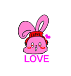 luv rabbits ！（個別スタンプ：11）