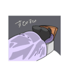 前髪切りすぎた女の子のスタンプ（個別スタンプ：5）