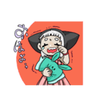 前髪切りすぎた女の子のスタンプ（個別スタンプ：6）