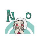 前髪切りすぎた女の子のスタンプ（個別スタンプ：9）