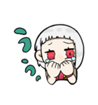 前髪切りすぎた女の子のスタンプ（個別スタンプ：13）