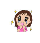 ゆかりん手書き なおちゃんグレーヘア3（個別スタンプ：13）