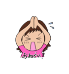 ゆかりん手書き なおちゃんグレーヘア3（個別スタンプ：14）
