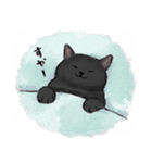 うちの子黒猫！(にほんねこ)（個別スタンプ：38）