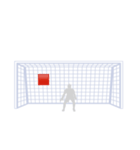 サッカー応援シュートコーススタンプ（個別スタンプ：10）